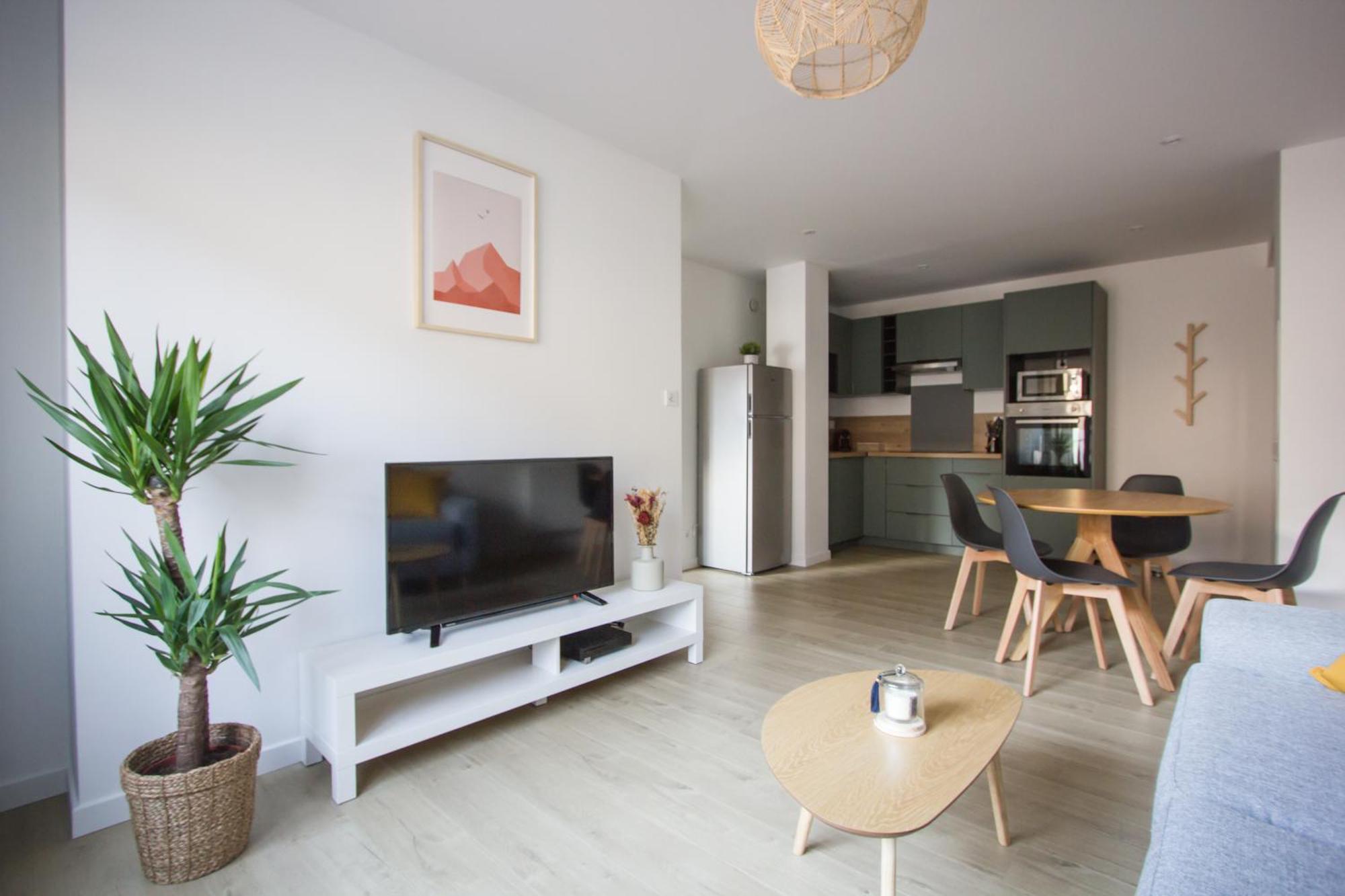 L'Olivier - Appartement Moderne Et Chaleureux - Tram Et Parc Гренобль Экстерьер фото
